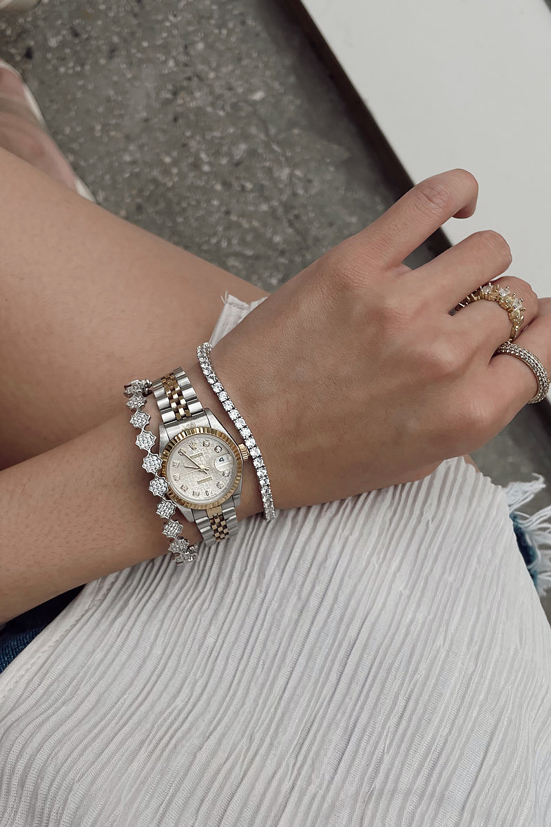 Timeless Tennis Bracelet (Silver)