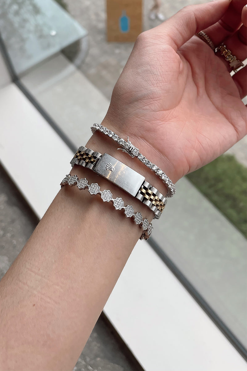 Timeless Tennis Bracelet (Silver)