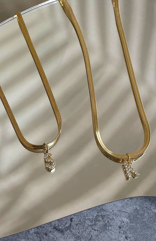 Alphabet Necklace (Gold)