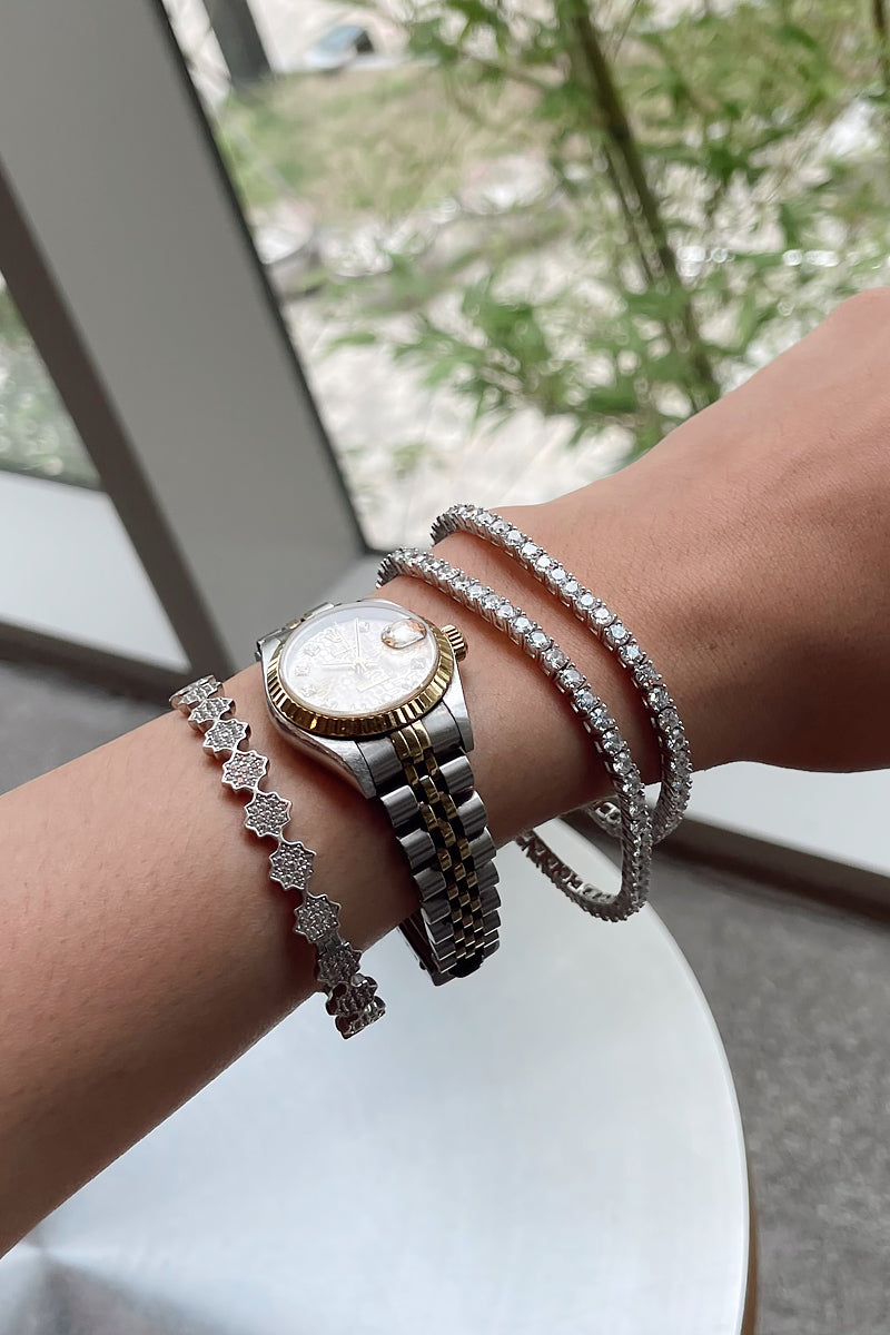 Timeless Tennis Bracelet (Silver)