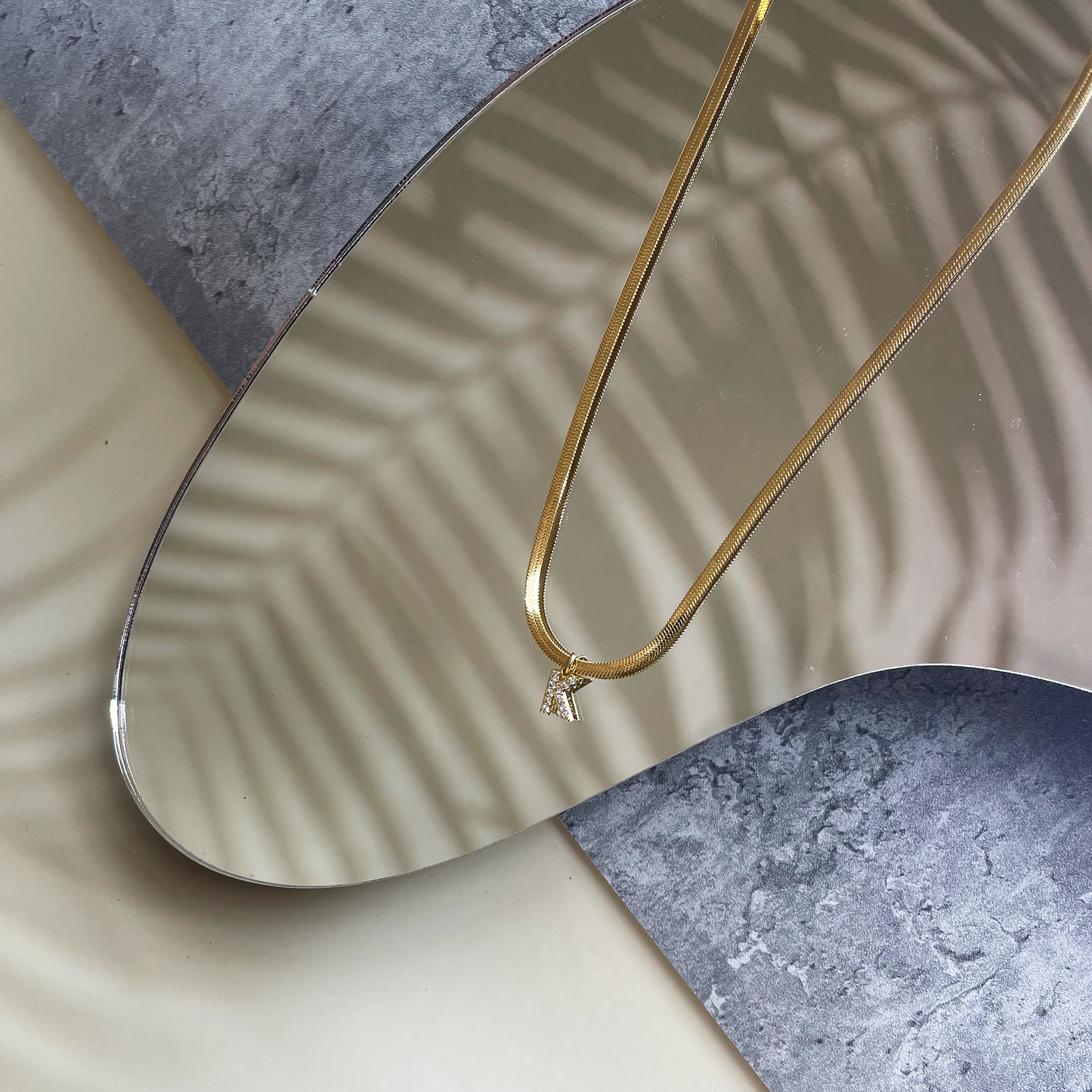 Alphabet Necklace (Gold)