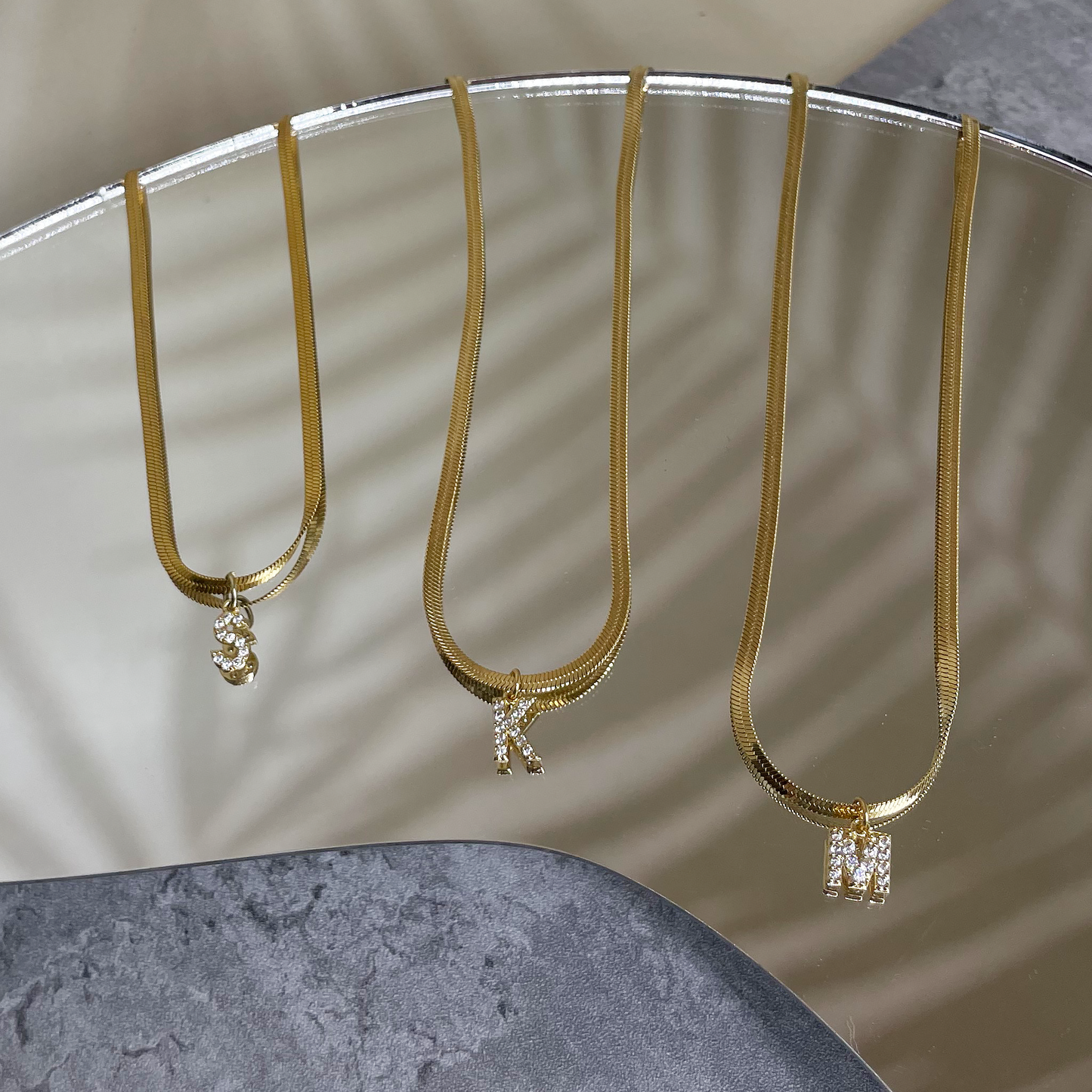 Alphabet Necklace (Gold)