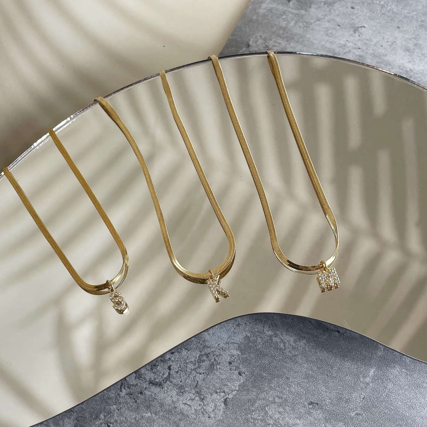 Alphabet Necklace (Gold)