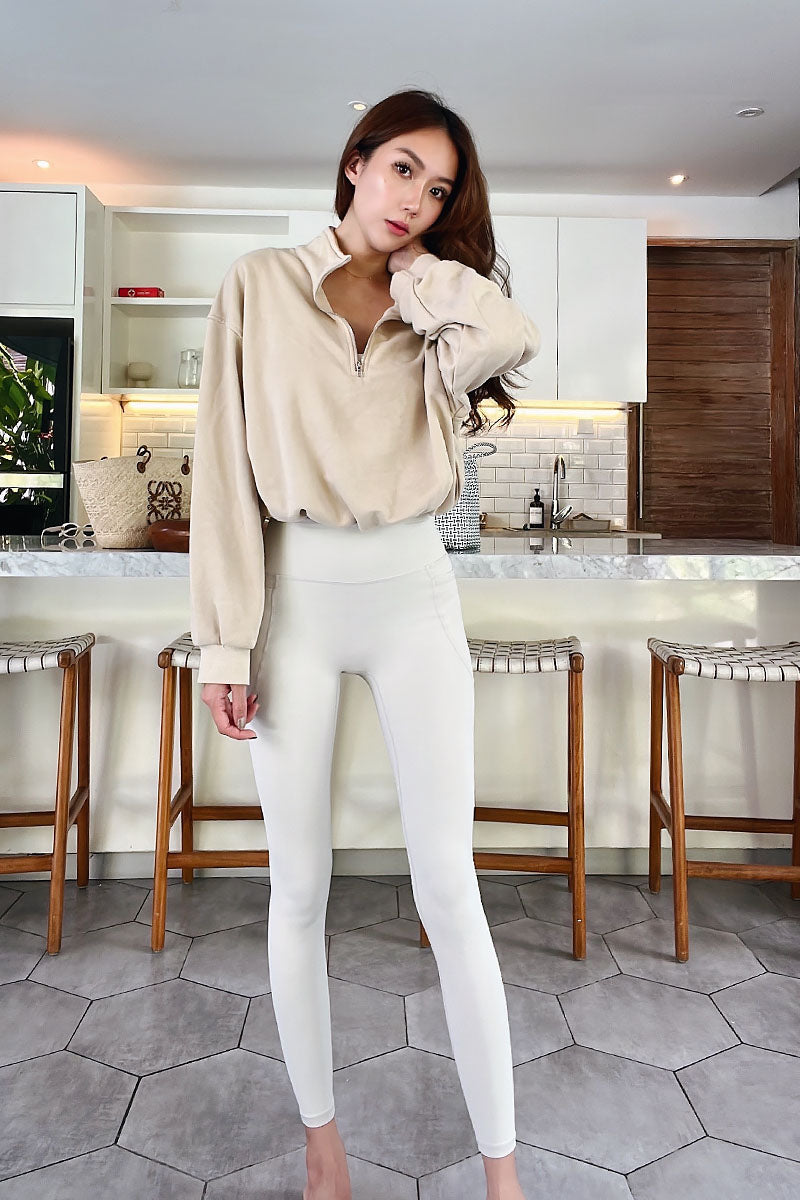 Soft Like Butter High-Rise Pants (Powder Cream)