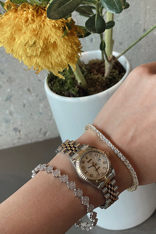 Timeless Tennis Bracelet (Gold)